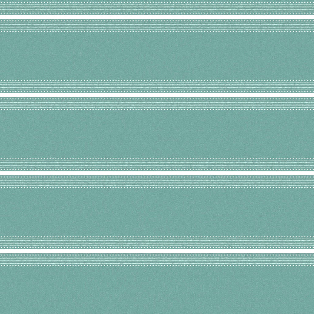 Stripe Dash - Green and white stripe outdoor fabric - The Long Weekend Fabric House