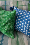 Dots- Grass Green and White Outdoor Fabric