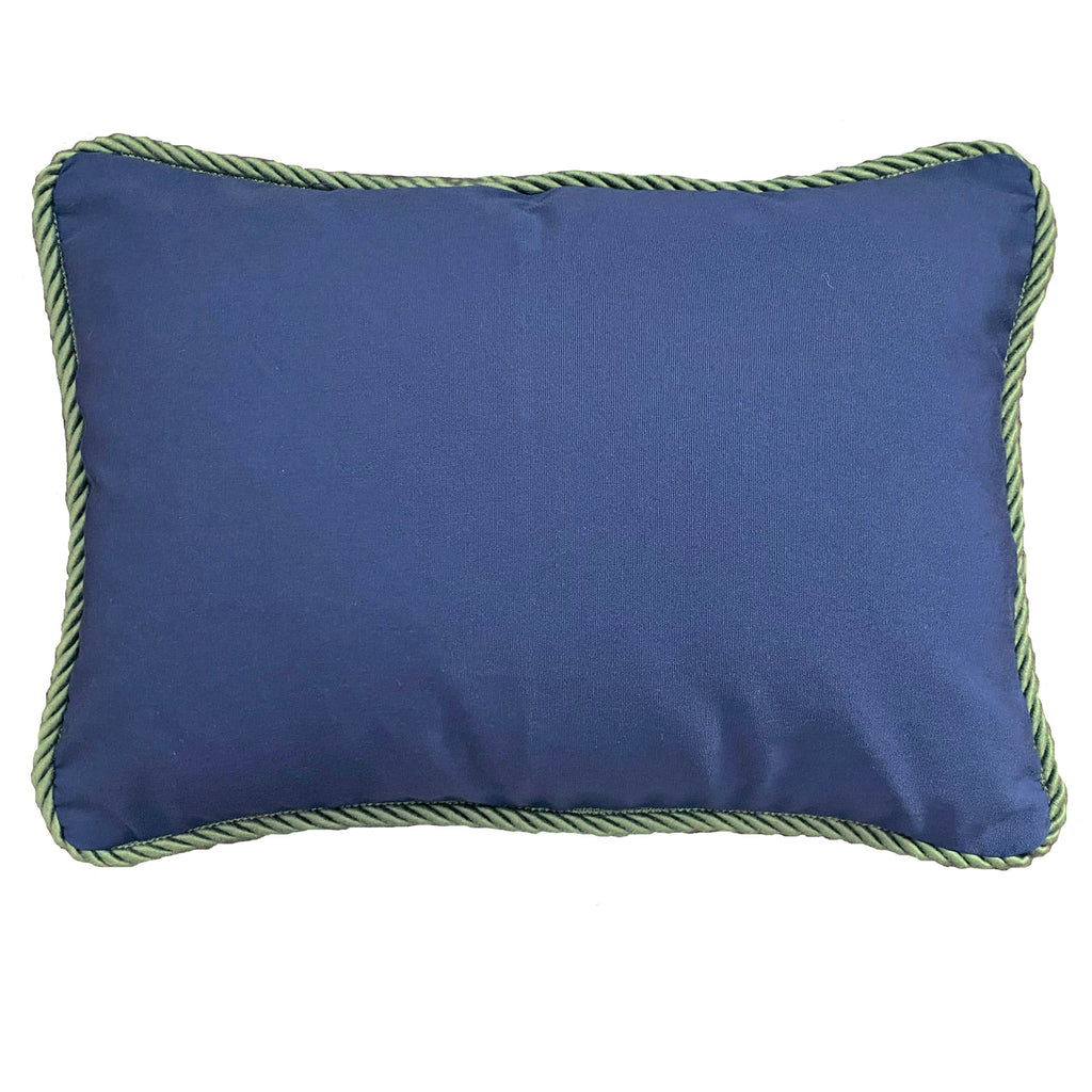 Navy Outdoor Cushions - The Long Weekend Fabric House
