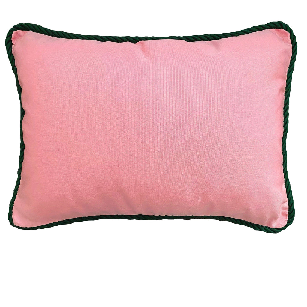 Pink Outdoor Cushion - The Long Weekend Fabric House