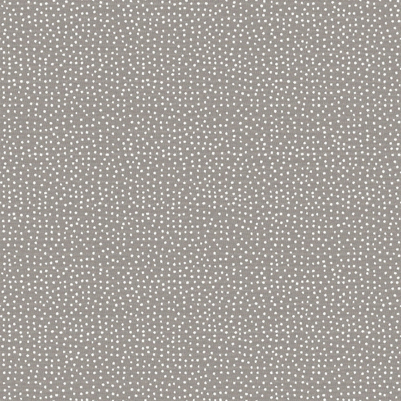 Dots- Grey Stone and White Outdoor Fabric - The Long Weekend Fabric House