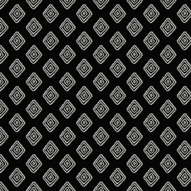 Mini Diamond - Black and White outdoor fabric - The Long Weekend Fabric House