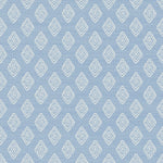Mini Diamond - Light blue and white outdoor fabric - The Long Weekend Fabric House