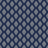 Mini Diamond - Navy Blue and White Outdoor Fabric - The Long Weekend Fabric House