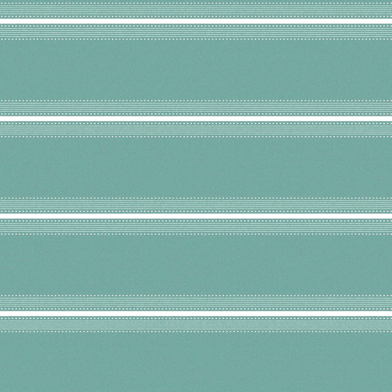 Stripe Dash - Green and white stripe outdoor fabric - The Long Weekend Fabric House